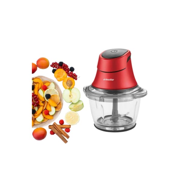 Hachoir NEWSTAR 1L-600W-un lame (HACH P08) - Rouge Hachoir NEWSTAR 1L-600W-un lame (HACH P08) - Rouge